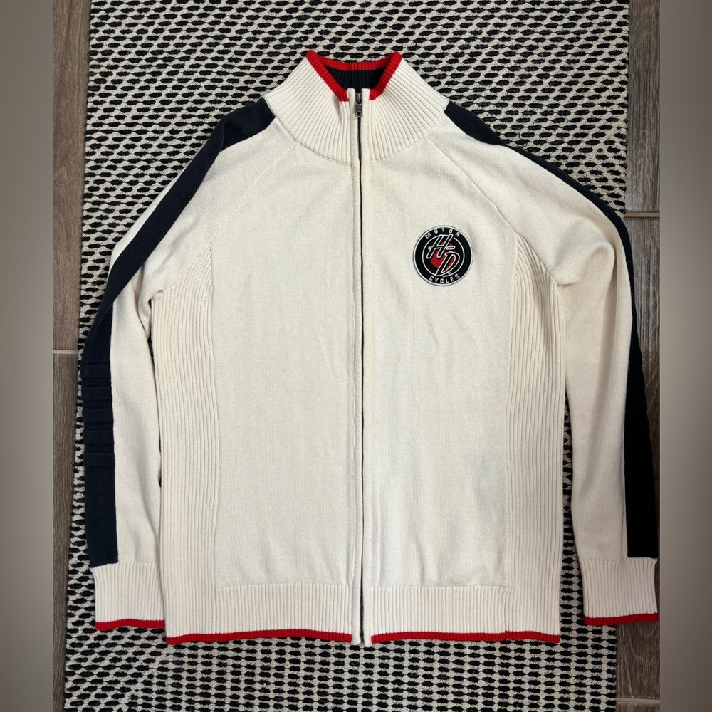 Harley Davidson zip up sweater